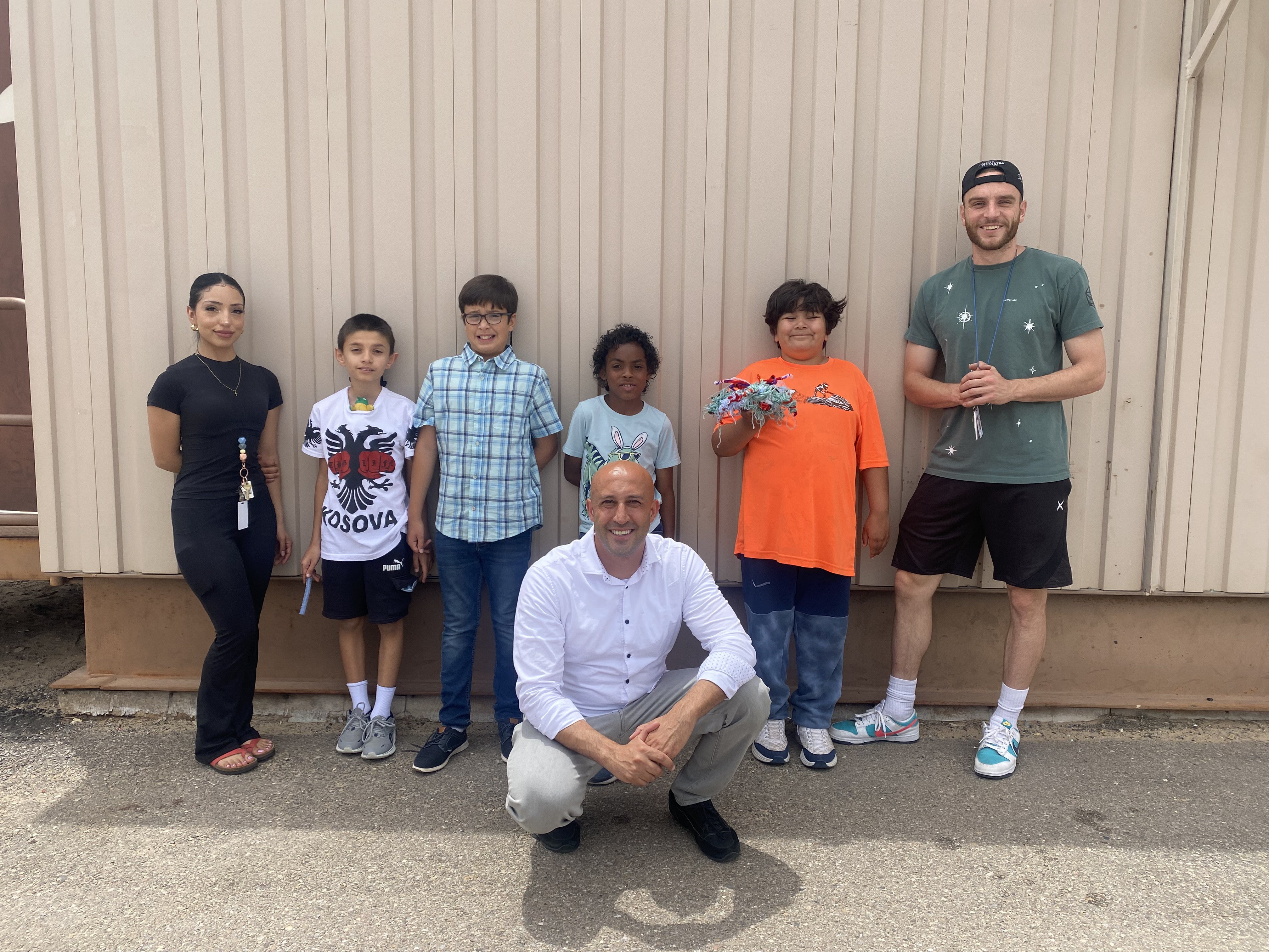 Avan teaching in a classroom setting